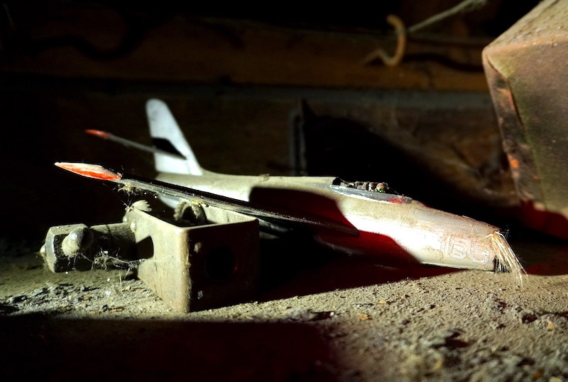 avion abandonné en urbex