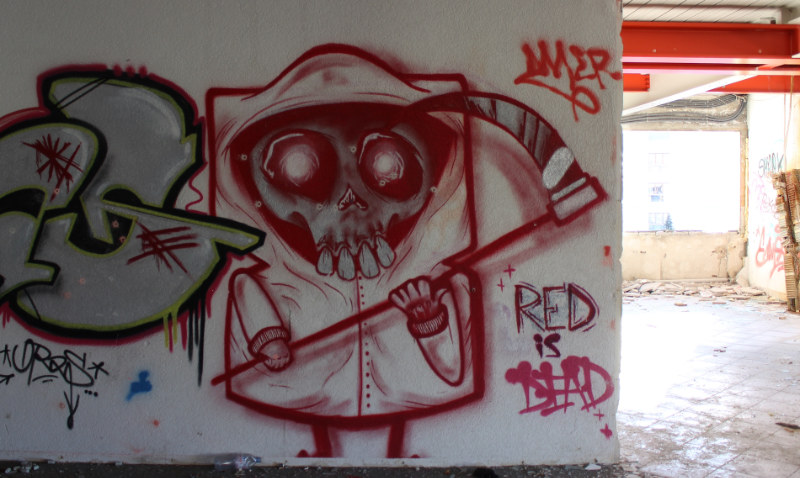 graffiti urbex