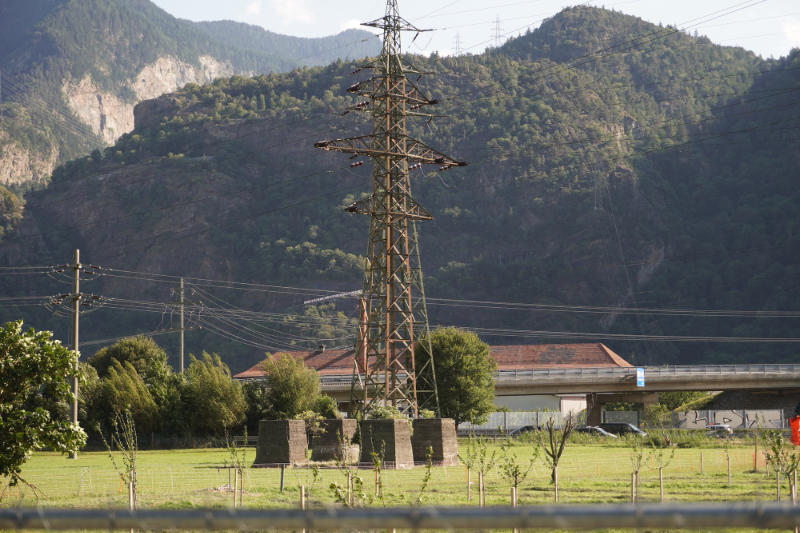 Pylône téléphérique Dorénaz